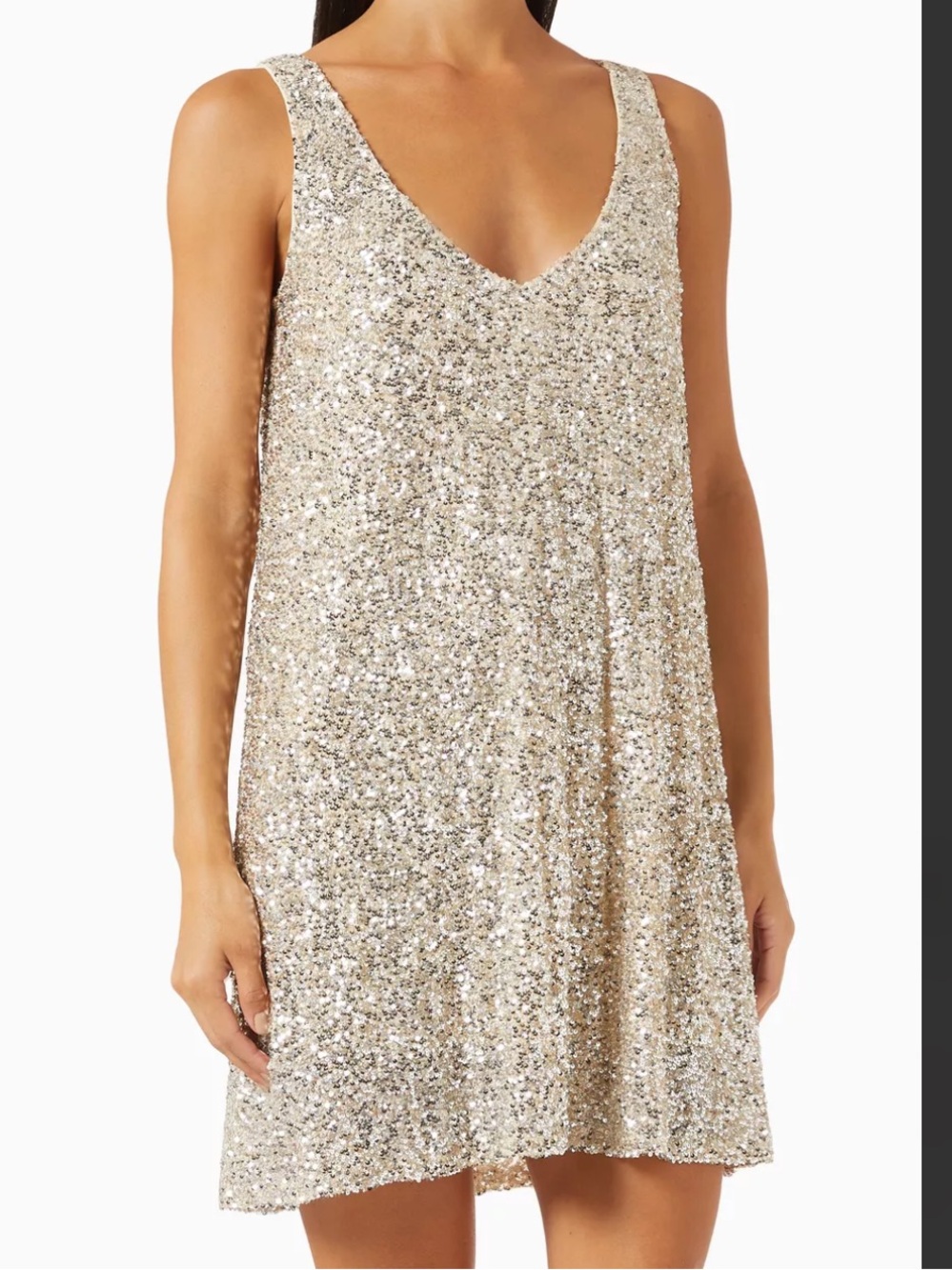 Never Fully Dressed sequin Ruby mini dress